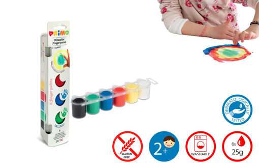 Picture of CMP PRIMO FINGER PAINT SET 6POTS X25G